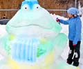 В казанском зооботсаду прошел конкурс снежных фигур